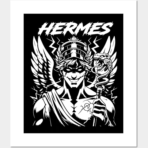 HERMES Wall Art by Oljay